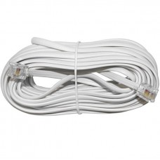 Καλώδιο Προέκτασης Τηλεφώνου 10m Λευκό 17-020100